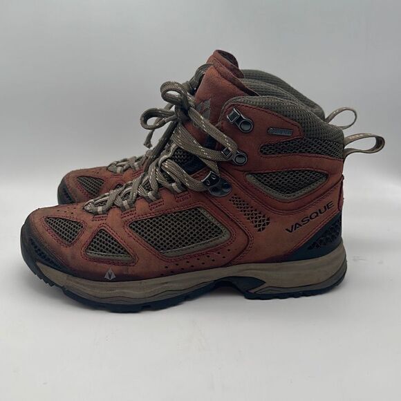 Vasque Breeze III Hiking Boots Women's Leather Nylon Gore-Tex Vibram -‎ US 8 - Picture 3 of 6